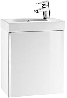 Roca Meuble + Lave-Mains 45cm Mini - Blanc Brillant