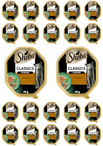 Sheba Paté Classics Nourriture pour Chat avec gibier 22 bacs 85 g 85 g