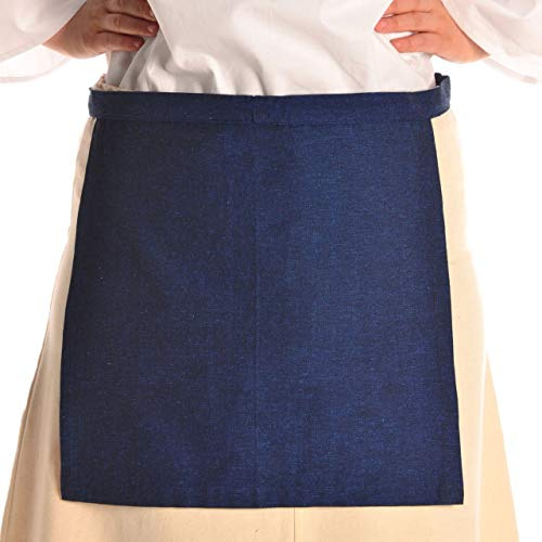 HEMAD Mittelalter Schürze Bearosche aus Baumwolle Braun, Rot, Grün, Blau, Beige, Schwarz Gewandung LARP