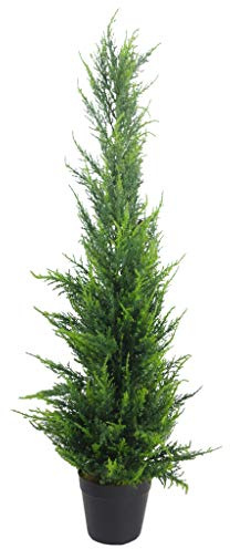 Leaf Artificial Cedar Cypress Confier Trees, 90cm