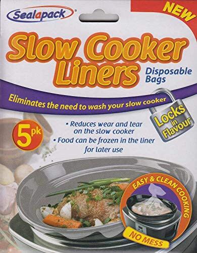 Sealapack Lot de 5 sacs de cuisson pour cuisinières rondes et ovales
