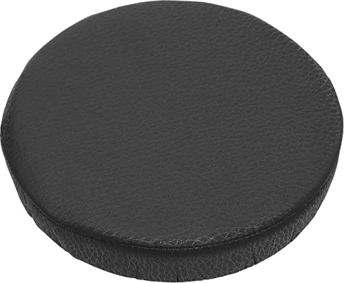 VOSAREA Hockerbezug Rund 30cm Schwarz Hochelastischer Stuhlhussen Waschbar Staubdicht Runde Hocker Bezug Barhockerbezug Schonbezüge für Hocker