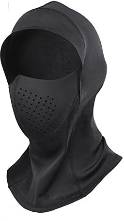 HYHMJ Sturmmaske Gesichtshaube - Warm Atmungsaktiv Schlauchschal - Winddicht Vlies Kapuze, Draussen Sport für Männer Frauen, Erwachsene Universalgröße,H