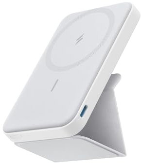 Anker 622 Magnetische Kabellose Powerbank (MagGo), 5000mAh Klappbare Magnetische Powerbank mit USB-C für iPhone 14/13/12, Dolomiten