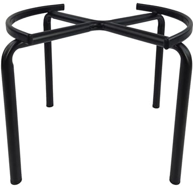 Tecnokit treppiede piedistallo supporto fusto olio, struttura in acciaio, colore nero, per fusti olio 50lt (50 LITRI ALTO SENZA RUOTE)