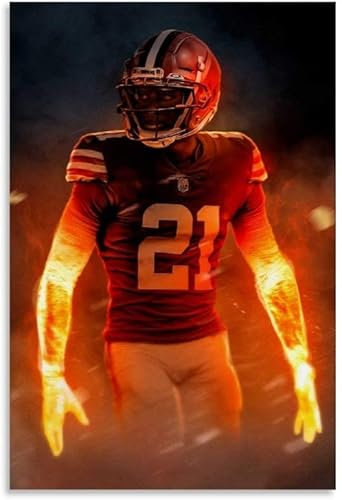 BLIJR Puzzle 500 Teile Erwachsene und Kinder American-Football-Spieler Denzel Ward Star Holz Puzzles Stress Freisetzung Spiel 500 Piece 20.4x15inch(52x38cm) Kein Rahmen