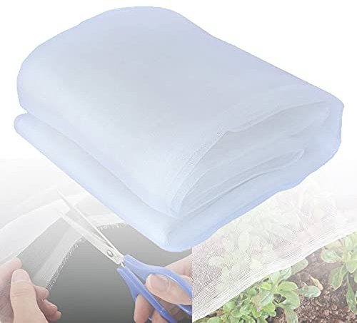 Gartengemüse-Insektenschutznetz, Gartennetz für Pflanzen, Wachstumstunnel, feinmaschiges Anti-Vogel-Insekten-Schmetterlingsnetz zum Schutz von Pflanzen, Blumen, Feldfrüchten und Fr