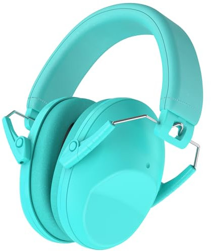 ProCase Orejeras de Protección Auditiva para Niños, Auriculares Infantil NRR 22 dB con Cancelación de Ruido -Turquesa