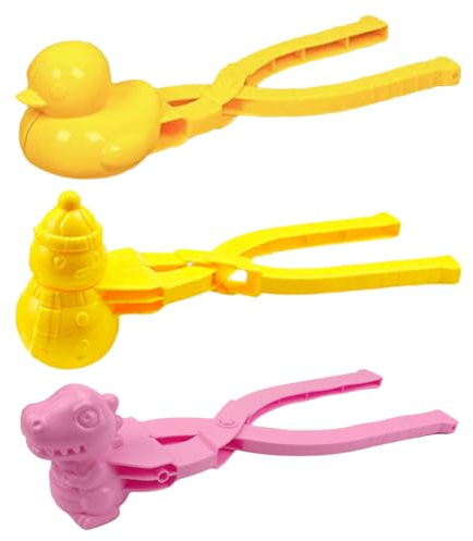 AMZLORD Bento-Zubehör, DIY-Schneeball-Maker, Reisbällchenform mit Griff, Winter-Schneespielzeug, niedlicher Tier-Reisformer for Kinder und Erwachsene
