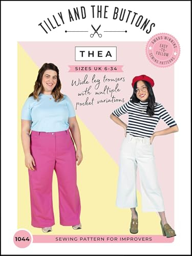 Tilly and the Buttons Thea Trousers Sewing Pattern UK 6-34