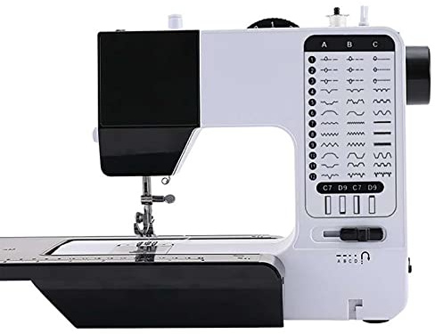 Heavy Duty 38 Stitch Multifunctional Portable Industrial Sewing Machine - Perfect For Beginners And Advanced Users - With Night Light And Extension Table - All Sewing Needs Met