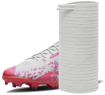 UamGlsob Cordones de zapatos de fútbol de 4 mm para botas Nike Mercurial, cordones planos delgados de repuesto para zapatillas tacos de futbol