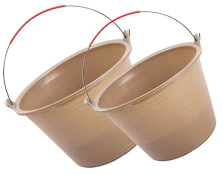 Gadpiparty 2pièces Seaux De Construction Seaux à Mélanger pour Ciment Et Boue Outils Multifonctions pour De