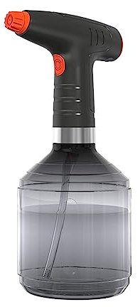 PTILSERY Pulverizador de riego automático, pulverizador de agua eléctrico, botella de spray para interiores y exteriores, capacidad de 0,9 L