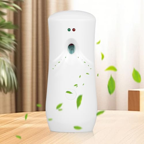 Automatic Air Freshener, Automatischer Duftspender, Automatisch Lufterfrischer Aerosol Spender, Wandmontiert Freistehend Sprühlufterfrischer Duftspender Aromamaschine für Badezimmer, Büro, Toilette