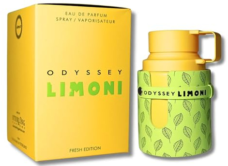 Odyssey Limoni - Profumo Unisex 100 ml | Fragranza agrumata e rinfrescante | Lunga durata | Eau de Parfum Premium