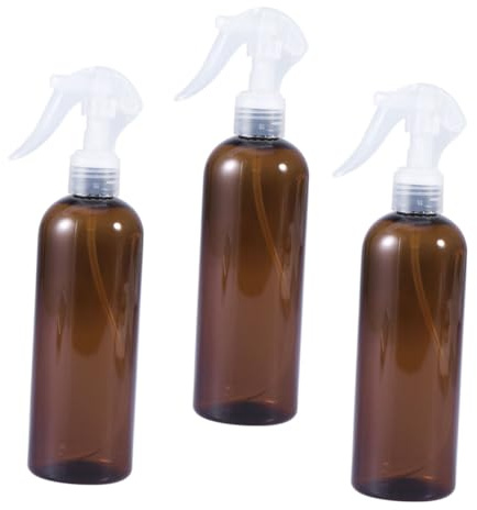 LOORGVEL 3piezas Botella Rociadora De Plástico Botella Spray Rellenable Pulverizador De Agua Para Peluquería Fácil De Llenar y Limpiar