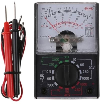 Multimetro analogico MF-110A AC/DC con penna di prova Voltmetro DC/AC 250V 1000V Amperometro 250ma Tester multimetro analogico