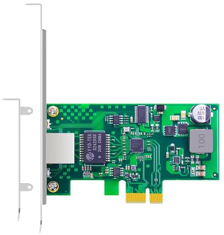 Tarjeta de Red PoE+ de 2,5 GB, Puerto LAN Ethernet RJ45, Interfaz PCIE 3.1 X1, Soporte de Perfil Normal y bajo