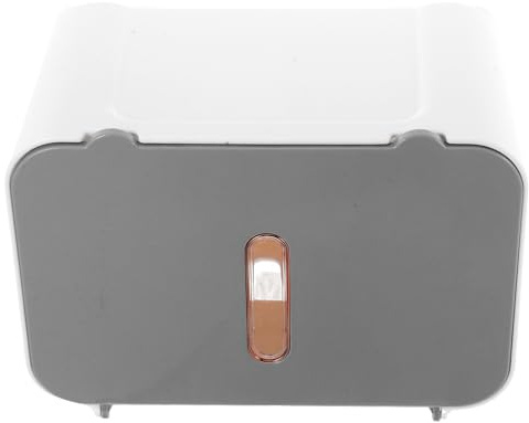 INOOMP Dispensador de Toallas de Papel para Baño y Aseo, Montaje sin Taladro, Gran Capacidad y Diseño Moderno para Papel Higiénico en Rollo