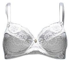 Belseno Lepel Reggiseno in Pizzo Balconcino Coppa B art. 251 colori Bianco Nero e Fard - Bianco 6
