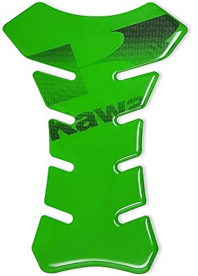 4R Quattroerre.it 18156 Protezione Serbatoio Adesivo 3D Moto, Verde Kawasaki