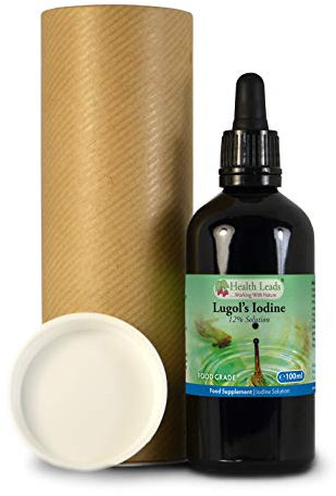 Lugols 12% Iodine Solution 100ml, High Strength, True 12% Liquid Formulation, Bulb Pipette for Easy & Accurate Dispensing, Formulated & Made in Wales…