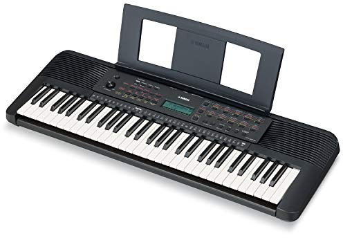 Yamaha PSR-E273 Portable Keyboard - Startertastatur mit 61 Tastenanschlägen sensibel, inklusive Gutschein für 2 Online-Musikkurse an der Yamaha Musikschule, schwarz