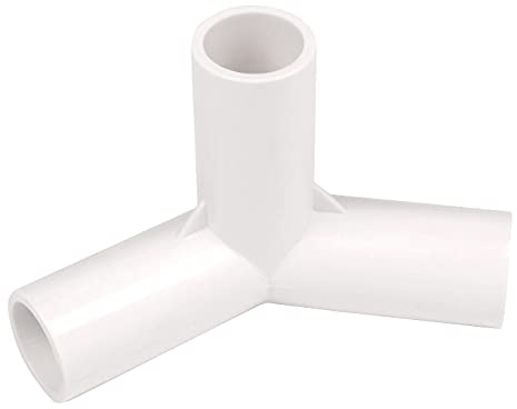 10Pcs 3 Way Inner Diameter 20mm 135 Degree PVC Fitting Build Heavy Duty Greenhouse Frame Furniture Connectors