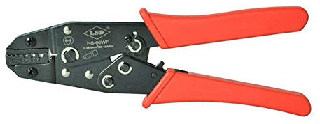 Z-LIANG Handwerkzeug zum Crimpen von Aderendhülsen für Kabelschuhe, Kabelklemmen, Zange für Biegung 0,25 – 6 mm²