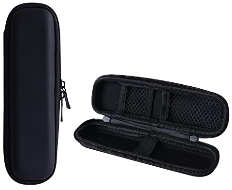 Wolfteeth Federmäppchen für Tablets, Bleistift-Zubehör, Mini-Vapor-Etui, Reise-EVA-Hartschale, Stifteetui für Tablet, Bleistift-Zubehör, schwarz, 130001 (nur leere Hülle)