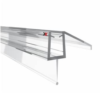 KRAUS Premium Duschdichtung DD-9 Duschtürdichtung für 6-8mm Glasstärke à 1000mm in transparenter Optik Duschdichtungen für Duschtüren & Duschkabinen Dichtungen vom Profi