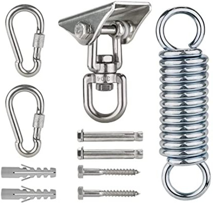 Deckenhaken HäNgestuhl 360°Drehbare Halterung 450 Kg TragfäHigkeit, für HäNgematten, Schlingentrainer, BoxsäCke, Usw