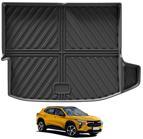 SMABEE Custom Fit for 2024 2025 2026 Chevy Trax Cargo Liner TPE All Weather Cargo Mat for Chevrolet Chevy Trax 2024 2025 Accessories Trunk Mat Heavy Duty Boot Liner Interior Black