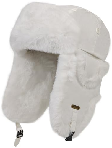 HEYANN Uschanka Trapper Russische Hütte Kunstpelz Cap Earflap Winter Bomber Hut Wintermütze Unisex Fliegermütze Fellmütze Erwachsenen für Herren
