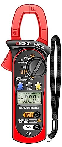 VIMAZ Intelligent Multimeter Clamp Auto-Ranging Voltage Resistance Meter 4000 Counts Votage Current Ohm Test Tool LCD Screen Voice Broadcast Electrical Tools