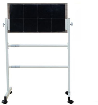 Tischtennis-Rebound-Board, Winkelverstellbares Ping-Pong-Rebound-Board, Robuster Edelstahl Und Materialien Mit 8 Schwarzen Gummis for Heim-Fitnessstudio, Drinnen Und Draußen