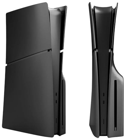 Funda de placa frontal delgada para consola PS5, unidad óptica/versión digital, carcasa de repuesto para PS5 SLIM, antiarañazos, a prueba de polvo, cubierta lateral protectora para PS5 Slim Digital