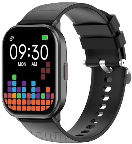 findtime Fitnessuhr Damen Herren Smartwatch Laufuhr Sportuhr Outdoor Schrittzähler Uhr mit Telefonfunktion Fitness Tracker Gesundheitsuhr Blutdruckmessung Pulsuhr Smart Watch Junge Mädchen