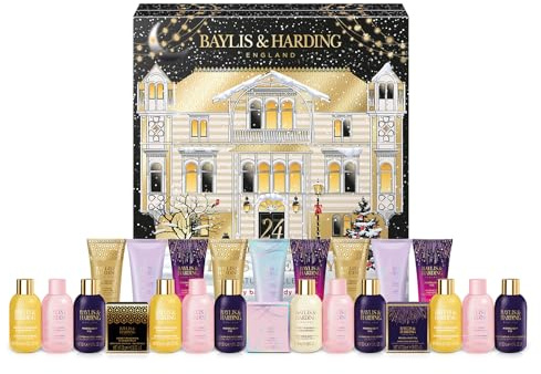 Baylis & Harding Ladies Luxury 24 days of Beauty Advent Calendar Gift Set - Vegan Friendly (Pack of 1)