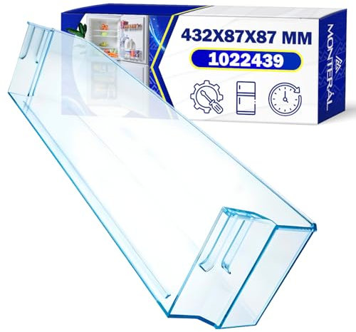 Estante Puerta Frigorifico 432x85 mm con Código Original 1022439 1033020 para Amica - Garantía de 10 Años - MONTERAL