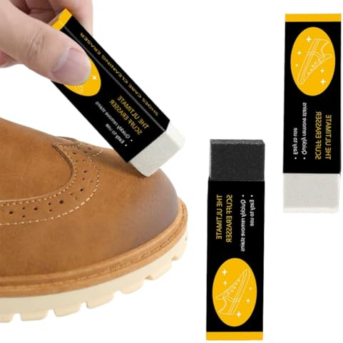 HABNI 2 Pcs Schmutzradierer Lederschuhe Radiergummi Schuhradierer Wildleder Radiergummi Nubukleder Radierer Schuhe Reinigungsgummi Für Wildleder Und Nubukschuhe Suede And Nubuck Cleaner