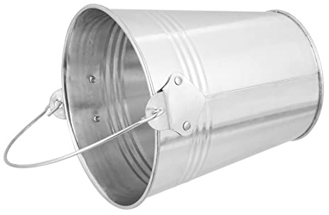 Kisangel Cubo De Grasa para Barbacoa Portátil 1 Unidad 4 litros para Exteriores Camping Accesorios para Hornos Recoge Aceite Antioxidante