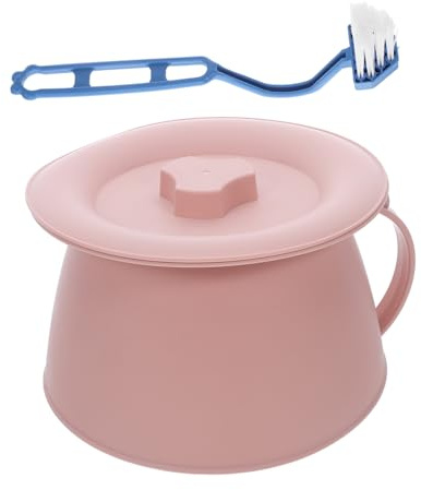 UKCOCO Pot De Chambre Avec Couvercle Bassin De Lit Portable Urinoir Pour Garçon Fille Et Personnes Âgées Seau à Pipi Pour Nuit