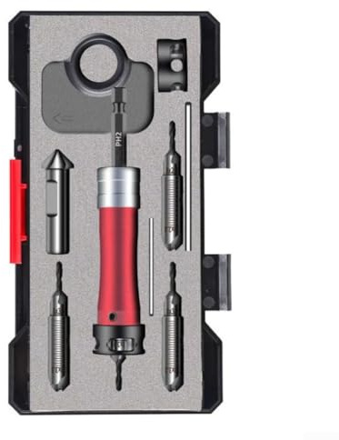 Multifunctional Drill Bit Set with Chamfer Cutter and Adjustable Depth Feature