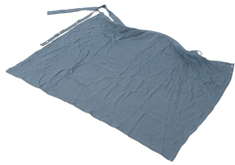 ZDETGU Amningsskydd för Amning – Stort 100 Cm X 70 Cm Andningsbar Amningssjal i Bomull för Flera Användningsområden för och Komfort, Snygg och Bärbar för Resor, Utomhus (Marinblå)