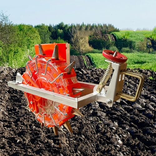 Spandiconcime trainato, seminatrice per soia montata su trattore, seminatrice e spandiconcime, seminatrice per mais — per terreni agricoli e prati domestici.(9-hole)