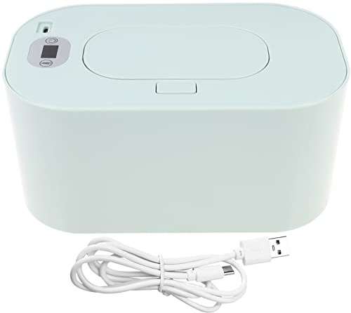 Toddmomy Chauffe-lingettes USB Portable Vert en Abs et Pp Température Réglable, Distributeur Pratique pour Lingettes Nettoyantes à Domicile Voiture