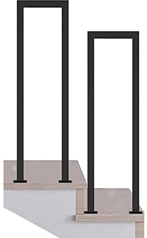 Stair Railing for Outside Steps, Terrace Decking Handrail Balustrade for Indoor Outdoor, Handrail Picket Fits 1 Step, Safety Non-Slip Hand Rails (Size : 2.8 FT)