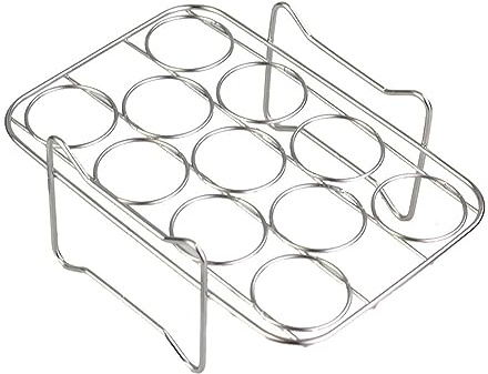 Eier Dampfgarer Gestell Edelstahl Luftfritteuse Dampfhalterung Halter Ständer Kochgeschirr Kochen Ersatzteile Für DZ201/DX401 Eierhalter Küche Langlebig Und Hochtemperaturbeständig Sicher